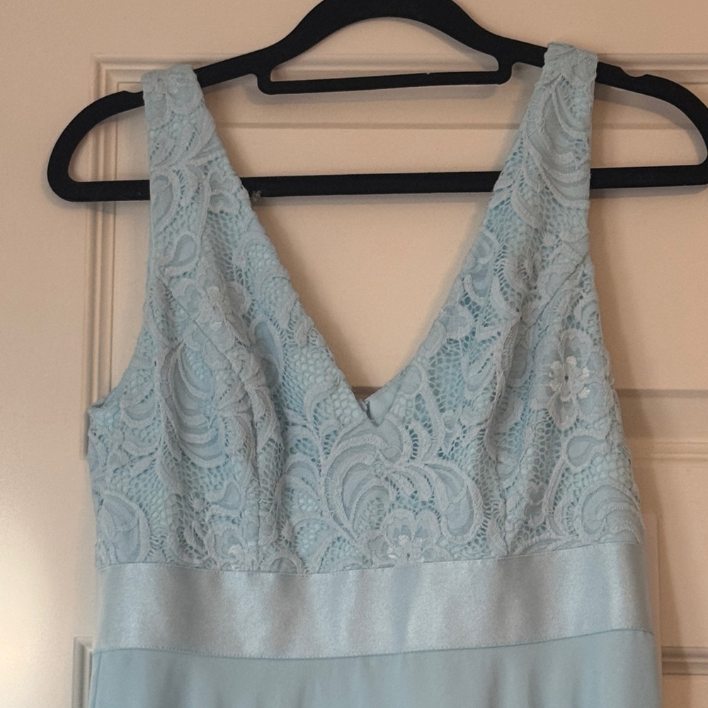 Brand New Never Worn Ever Pretty Light Blue Asymmetrical Dress